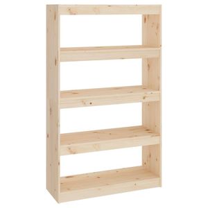 vidaXL Boekenkast/kamerscherm 80x30x103,5 cm massief grenenhout