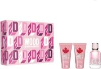 Dsquared2 DSQUARED Wood Pour Femme -Giftset - Eau de toilette 50ml + Bodylotion 50ml + Shower gel 50 ml Dsquared2 DSQUARED Wood Pour Femme -Giftset - Eau de toilette 50ml + Bodylotion 50ml + Shower gel 50 ml