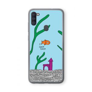 Aquarium: Samsung Galaxy A11 Transparant Hoesje