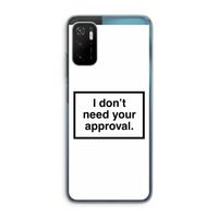 Don't need approval: Xiaomi Poco M3 Pro 5G Transparant Hoesje