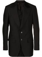 TOM FORD blazer à simple boutonnage - Noir