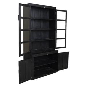 Raw Materials Hutch Vitrinekast Zwart