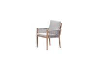 Sardinia dining tuinstoel teak look rope zand