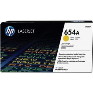 HP 654A Yellow Original LaserJet Toner Cartridge