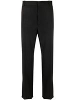 Alexander McQueen pantalon fuselé en laine - Noir