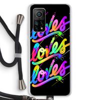 Loves: Xiaomi Mi 10T 5G Transparant Hoesje met koord