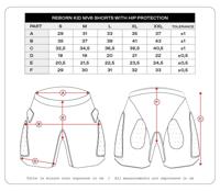 UFO PLAST protektorenhose "reborn mv6" children's protec. trouse reborn mv6 black gr. l