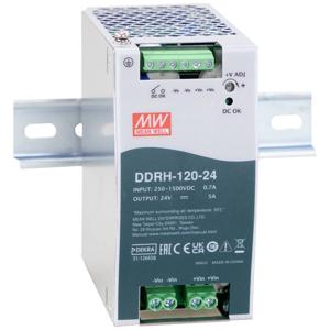 DC/DC CONV 120 W DIN-RAIL 250-1500 V 48 V. Mean Well DDRH-120-48 1 stuk(s)