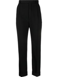 Saint Laurent pantalon de tailleur à coupe fuselée - Noir