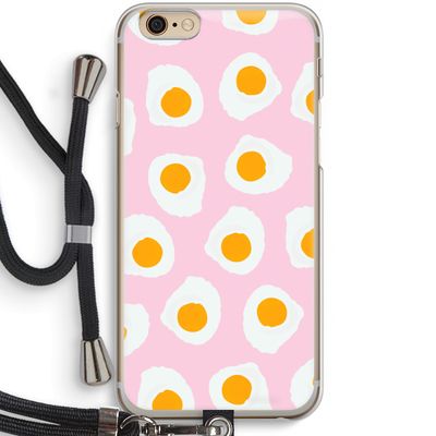 Dancing eggs: iPhone 6 / 6S Transparant Hoesje met koord