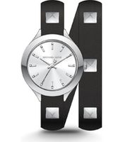 Horlogeband Michael Kors MK2679 Leder Zwart 14mm