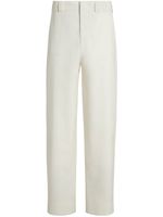 Zegna pantalon à coupe droite - Blanc