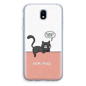 GSM poes: Samsung Galaxy J5 (2017) Transparant Hoesje