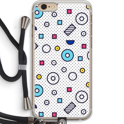 8-bit N°9: iPhone 6 PLUS / 6S PLUS Transparant Hoesje met koord