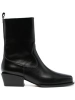 Aeyde bottines Bill 60 mm en cuir - Noir - thumbnail