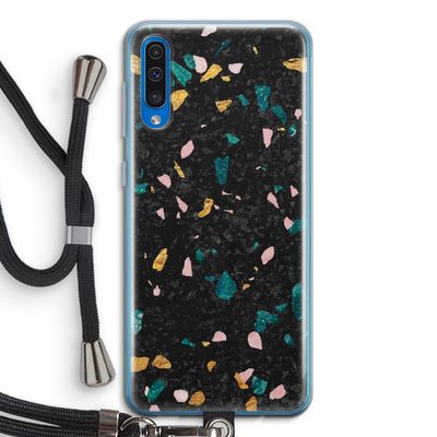 Terrazzo N°10: Samsung Galaxy A50 Transparant Hoesje met koord
