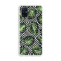 Geometrische jungle: Galaxy A51 4G Transparant Hoesje