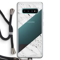 Biggest stripe: Samsung Galaxy S10 Plus Transparant Hoesje met koord