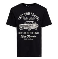 King Kerosin Drive It To The Limit T-Shirt Black -2XL