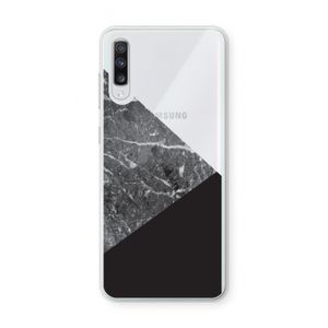 Combinatie marmer: Samsung Galaxy A70 Transparant Hoesje