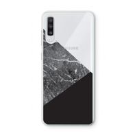 Combinatie marmer: Samsung Galaxy A70 Transparant Hoesje