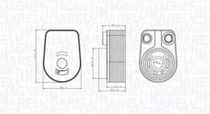 Magneti Marelli Oliekoeler motorolie 350300002800