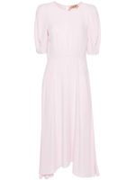 Nº21 robe mi-longue en crêpe - Rose