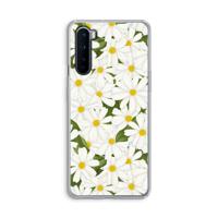 Summer Daisies: OnePlus Nord Transparant Hoesje - thumbnail
