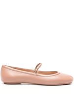 Gianvito Rossi ballerines Carla en cuir - Tons neutres - thumbnail