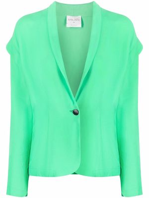 Forte Forte blazer à simple boutonnage - Vert