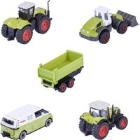 Majorette Claas, Volkswagen (VW) Claas boerderij 5 pieces giftpack Kant-en-klaar model Landbouwvoertuig (model)