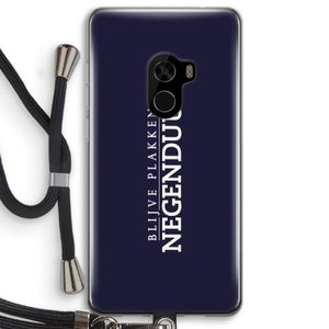Blijve plakken in Negenduust: Xiaomi Mi Mix 2 Transparant Hoesje met koord