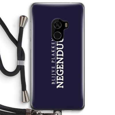 Blijve plakken in Negenduust: Xiaomi Mi Mix 2 Transparant Hoesje met koord
