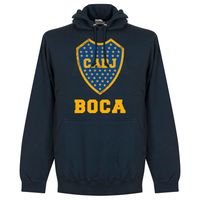 Boca Juniors Logo Hooded Sweater - thumbnail