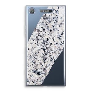 Gespikkelde marmer: Sony Xperia XZ1 Transparant Hoesje