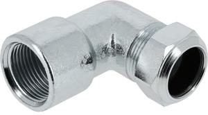 Bonfix Staalverzinkte knelfittingen - Kniekoppeling 108A - binnendraad x knel - 3/4” x 22mm