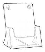 Folderbak acryl A4 staand