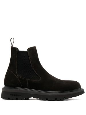 Woolrich bottines New City en daim - Marron