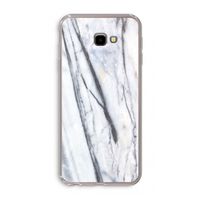 Gestreepte marmer: Samsung Galaxy J4 Plus Transparant Hoesje