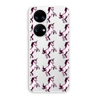 Musketon Unicorn: Huawei P50 Transparant Hoesje