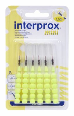 Interprox Interprox Reglar 1300 Mini Geel - 6 Stuks