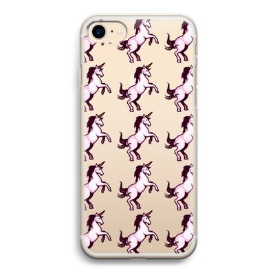 Musketon Unicorn: iPhone 7 Transparant Hoesje