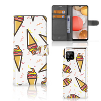 Samsung Galaxy A42 5G Book Cover Icecream - thumbnail