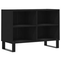 vidaXL Tv-meubel 69,5x30x50 cm bewerkt hout zwart