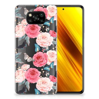 Xiaomi Poco X3 | Poco X3 Pro | TPU Case | Butterfly Roses Xiaomi Poco X3 | Poco X3 Pro | TPU Case | Butterfly Roses