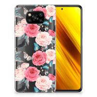 Xiaomi Poco X3 | Poco X3 Pro | TPU Case | Butterfly Roses