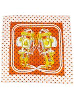 Hermès Pre-Owned foulard Brides De Gala Love Twilly (années 1990-2000) - Orange