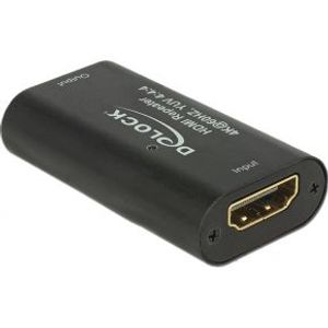 DeLOCK 11462 tussenstuk voor kabels HDMI Zwart