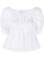 PINKO blouse à encolure cœur - Blanc