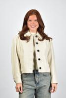 Nubikk jas Kate 21099700 off white leather